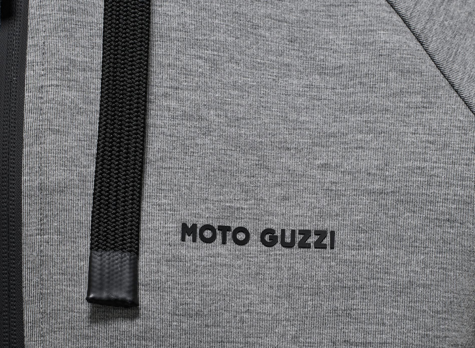 Felpa con cappuccio unisex "Moto Guzzi Essential" grigio