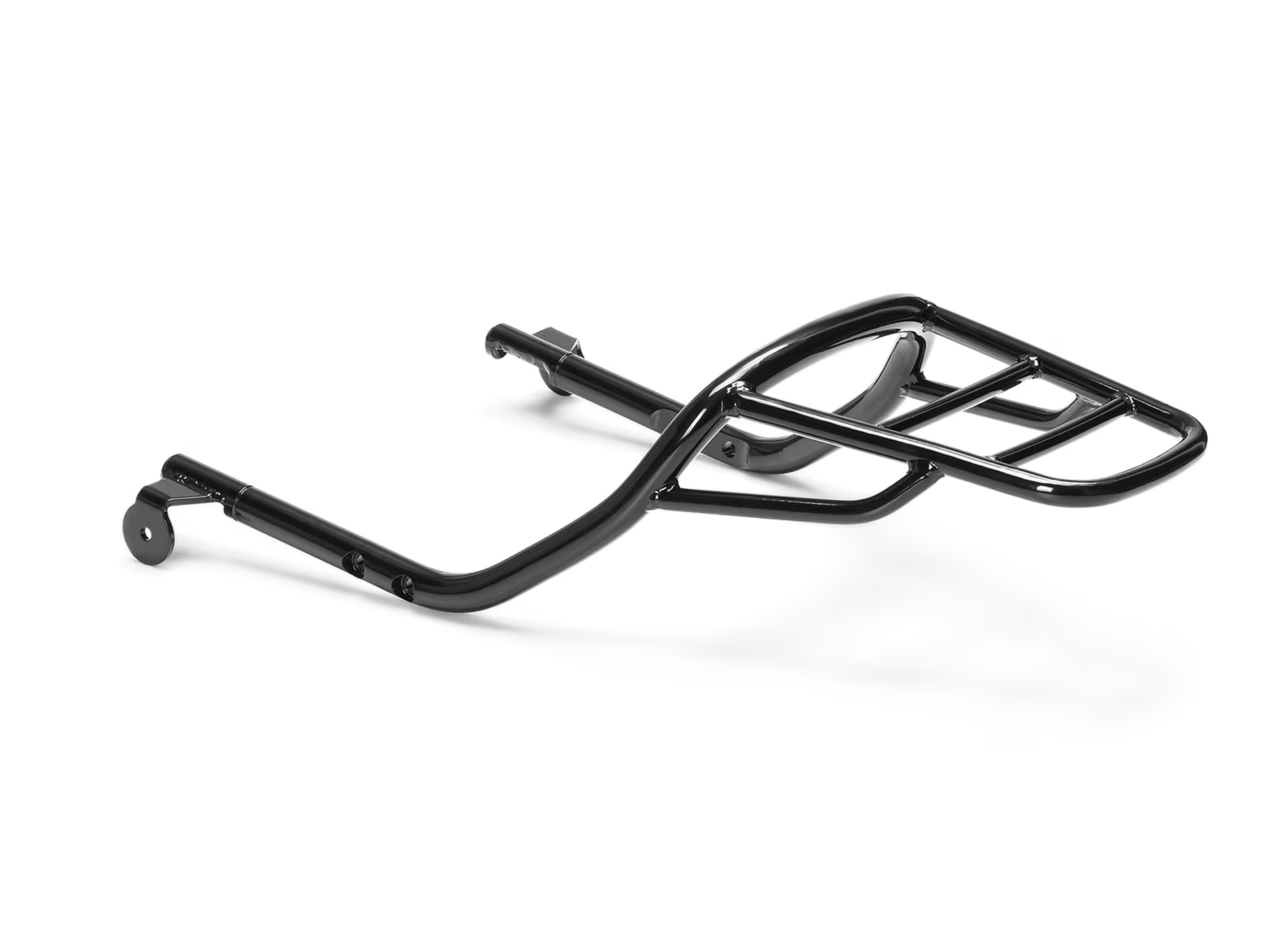 Portapacchi, nero per Moto Guzzi V9 Bobber