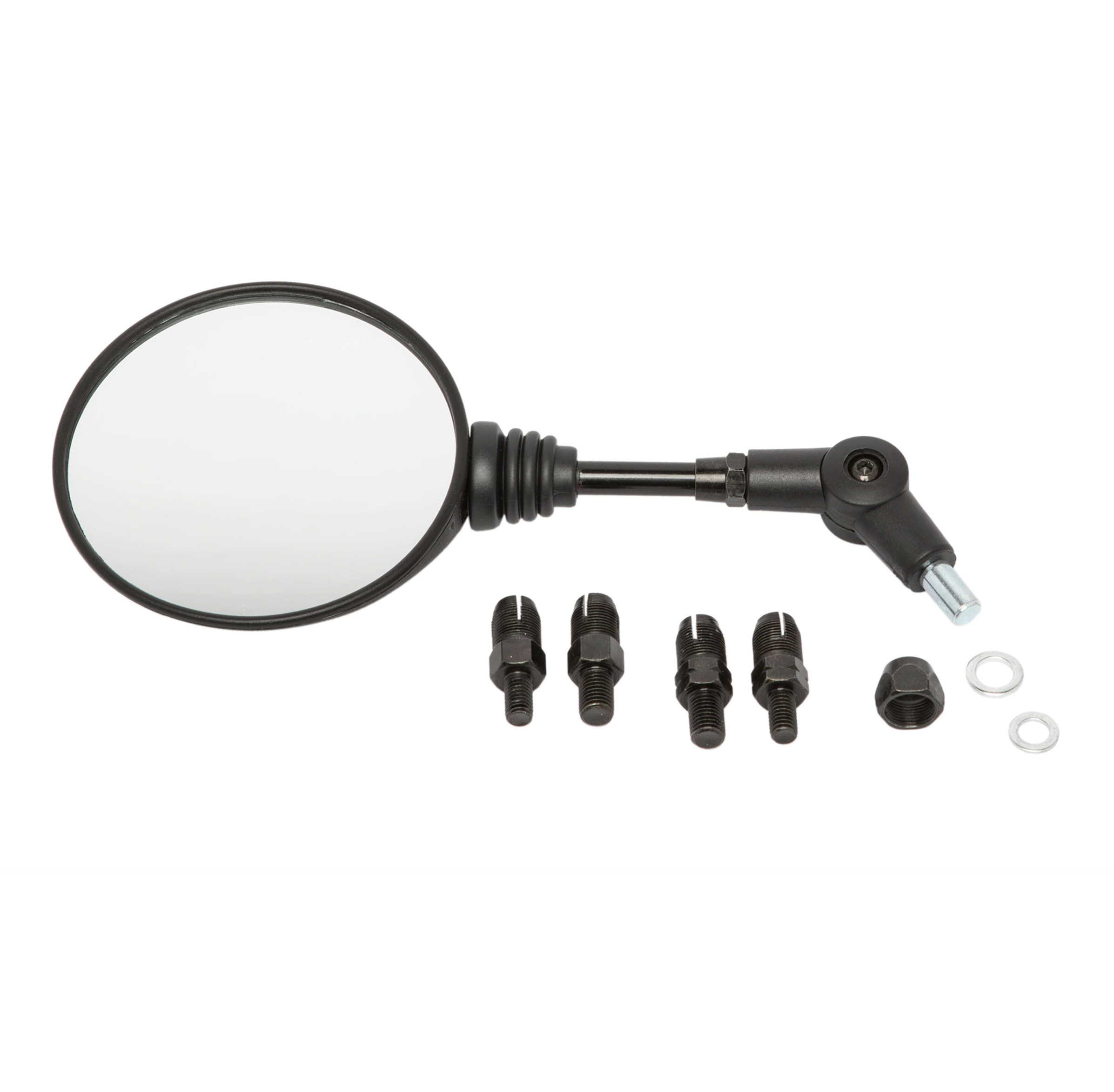 Specchio retrovisore pieghevole nero Moto Guzzi V85 TT / Aprilia Tuareg 660/Factory, RX50 Factory, SX50/Fa