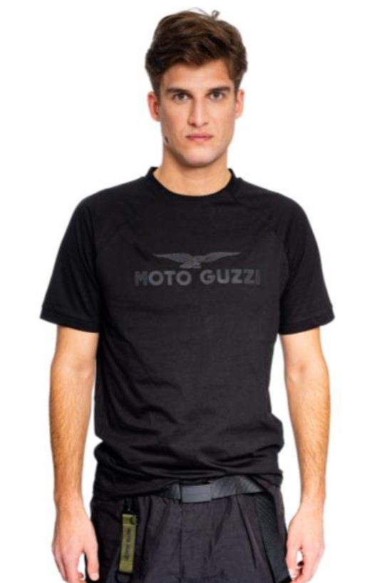 Maglietta da uomo "Moto Guzzi Essential" nera