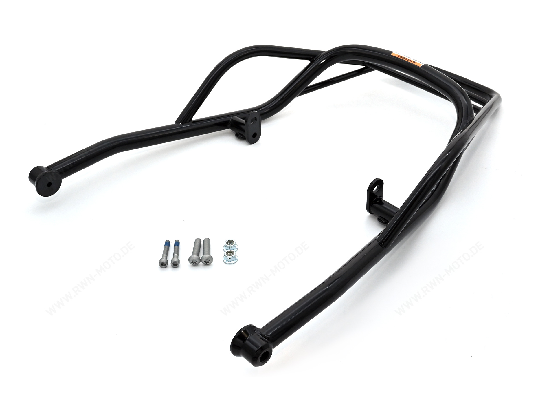 Portapacchi, posteriore, nero, rigido per Moto Guzzi V7 850 2021-