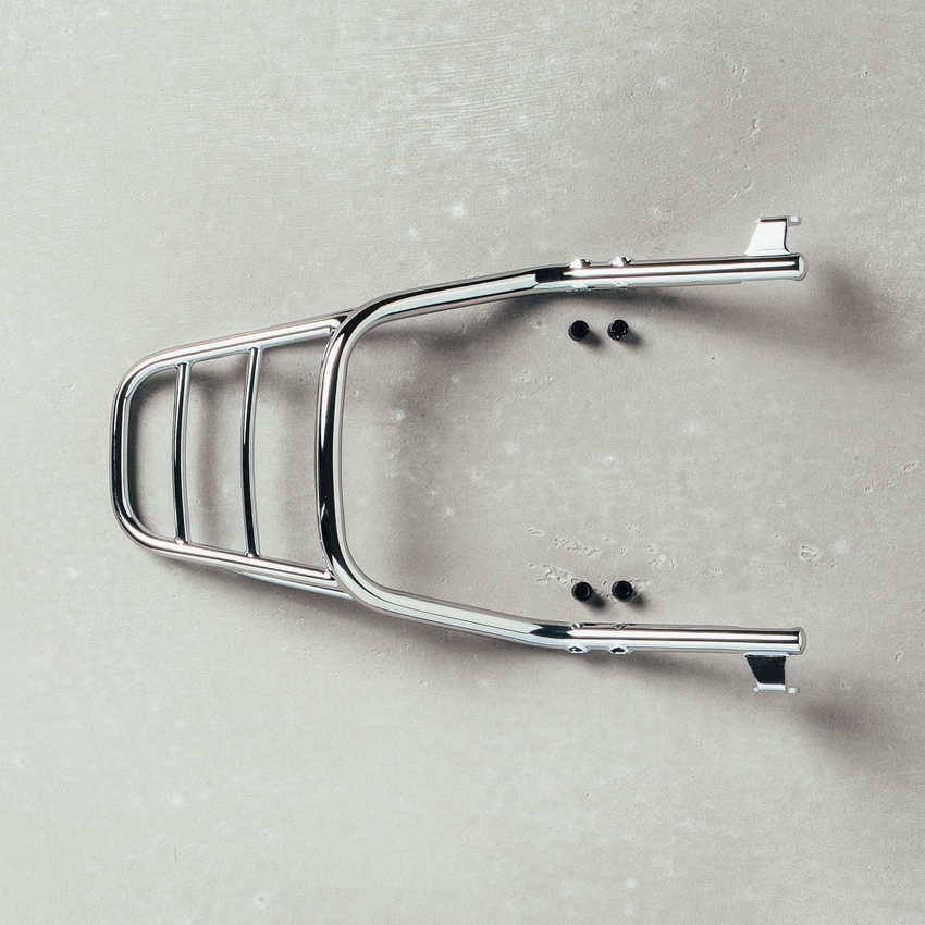 Portapacchi cromato originale Moto Guzzi per V9 Roamer