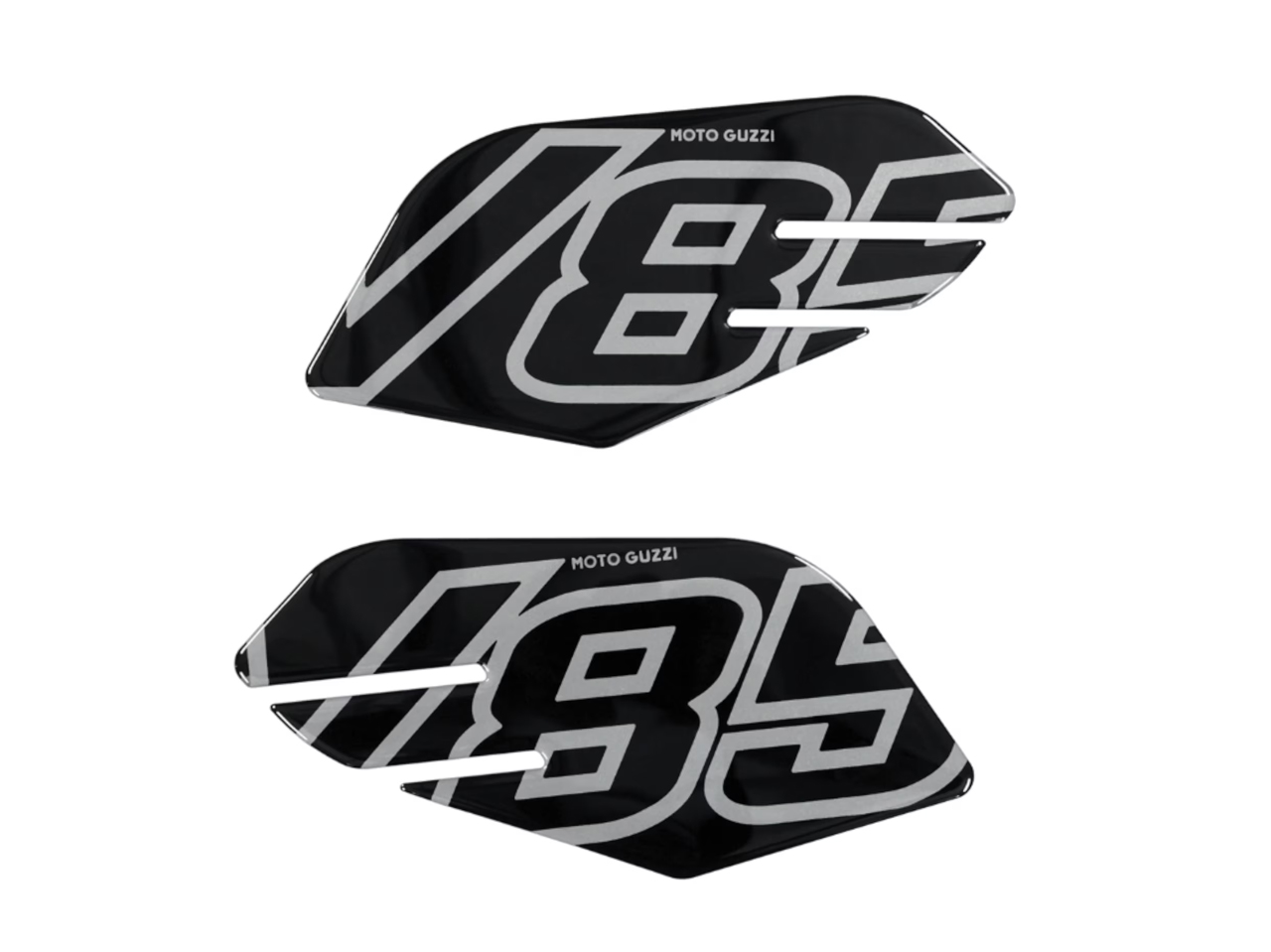 Tappi serbatoio laterali neri per Moto Guzzi V85 TT (24-)