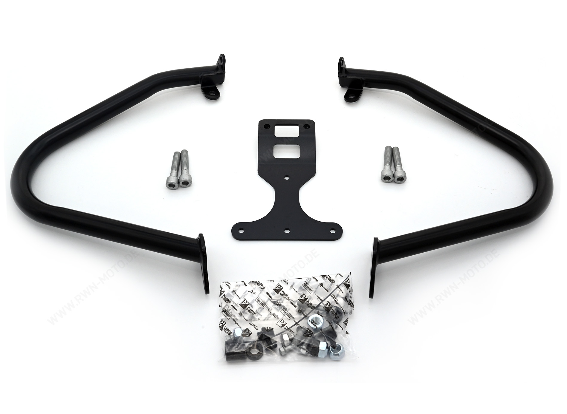Protezione motore, nera per Moto Guzzi V7 850 2021-