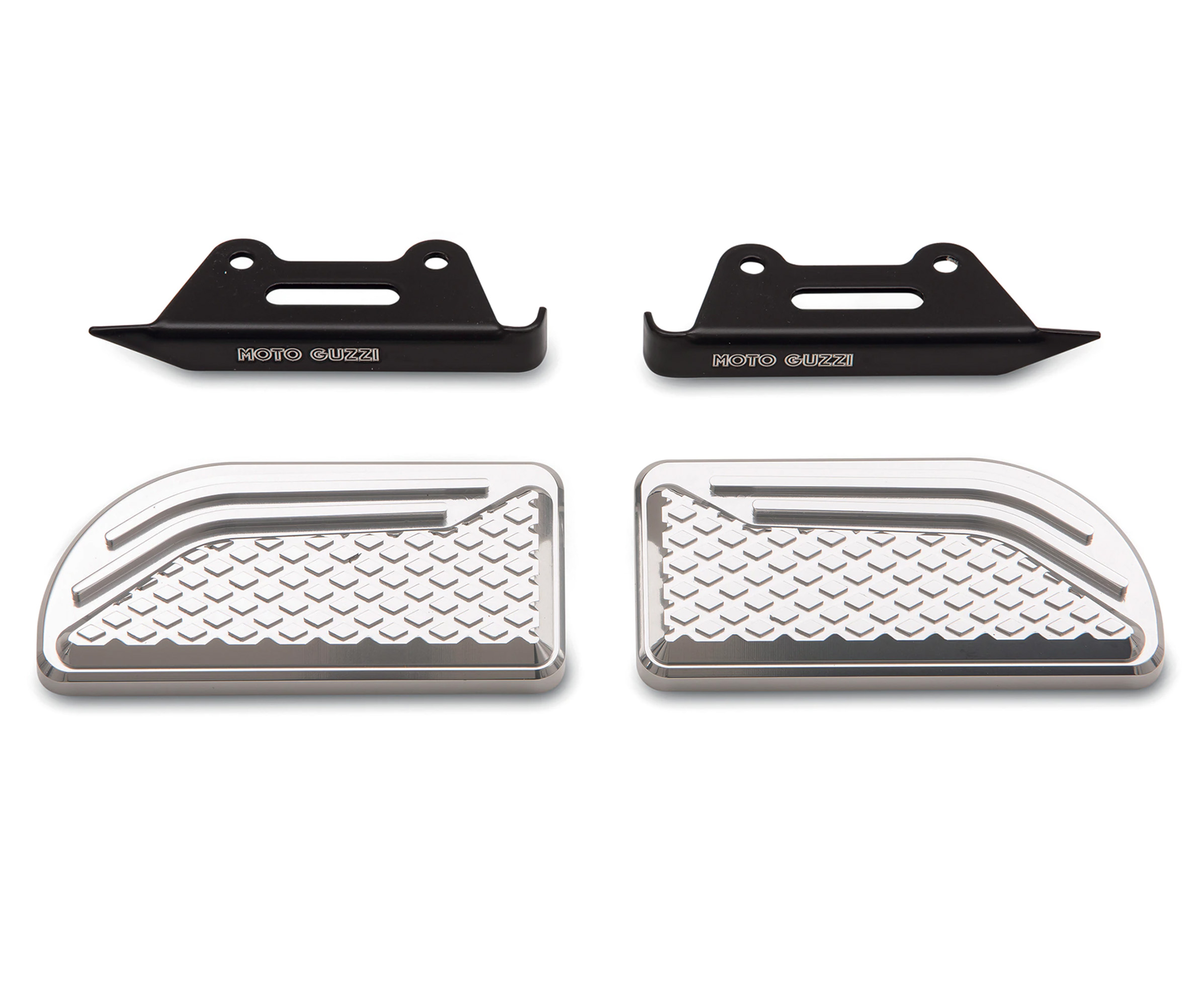 Supporti poggiapiedi originali, alluminio per Moto Guzzi Audace