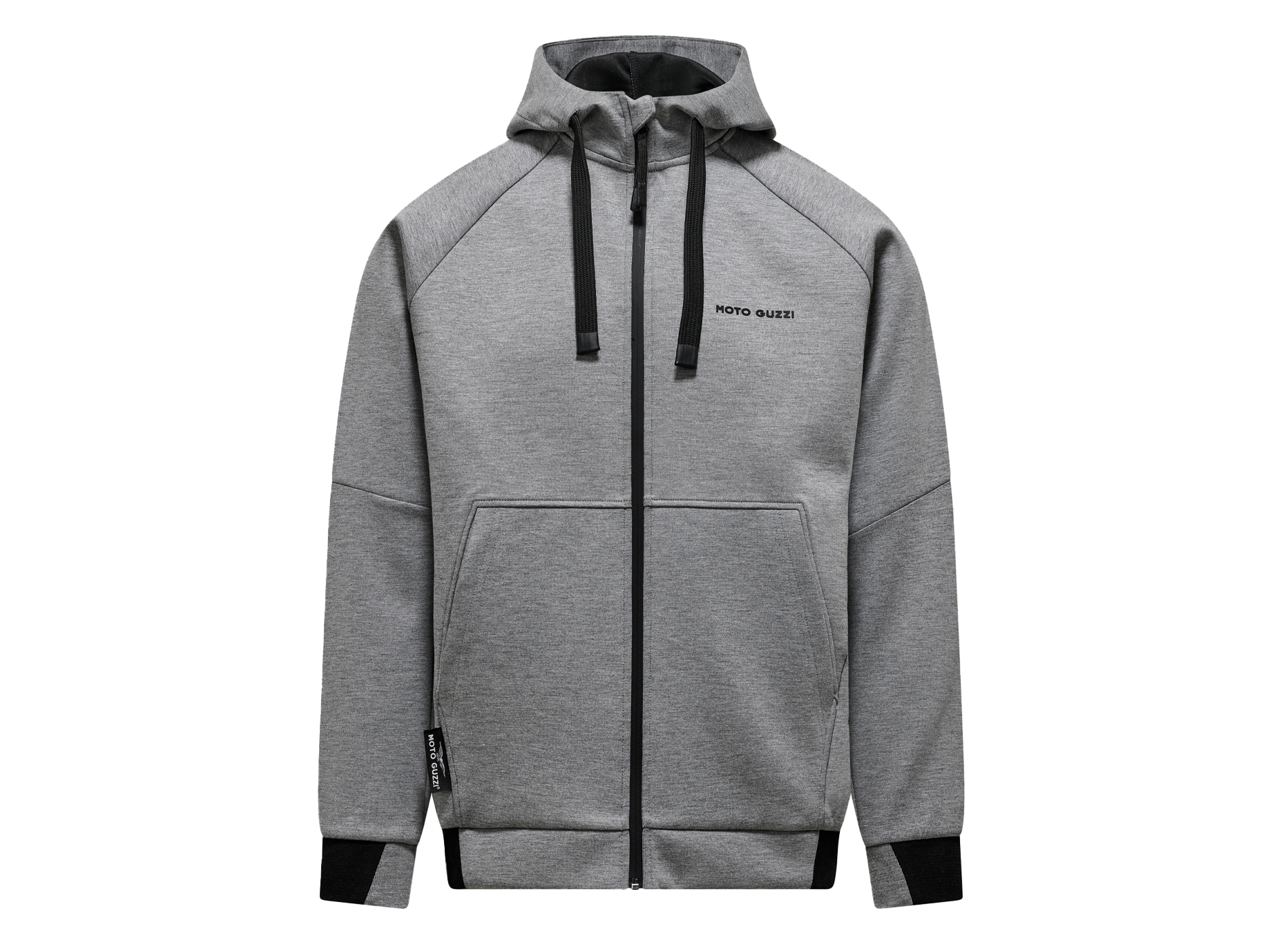 Felpa con cappuccio unisex "Moto Guzzi Essential" grigio