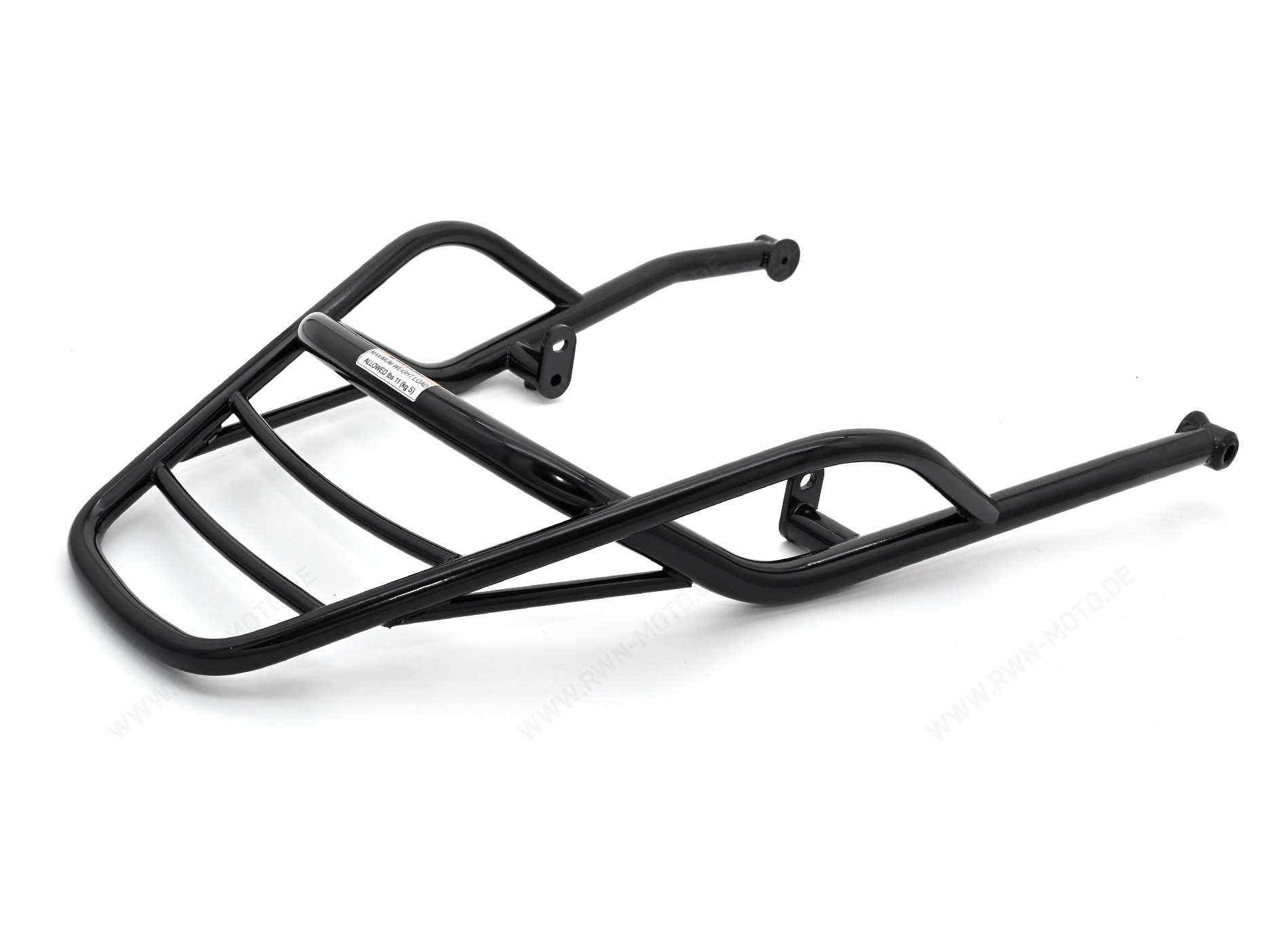 Portapacchi, posteriore, nero, rigido per Moto Guzzi V7 850 2021-