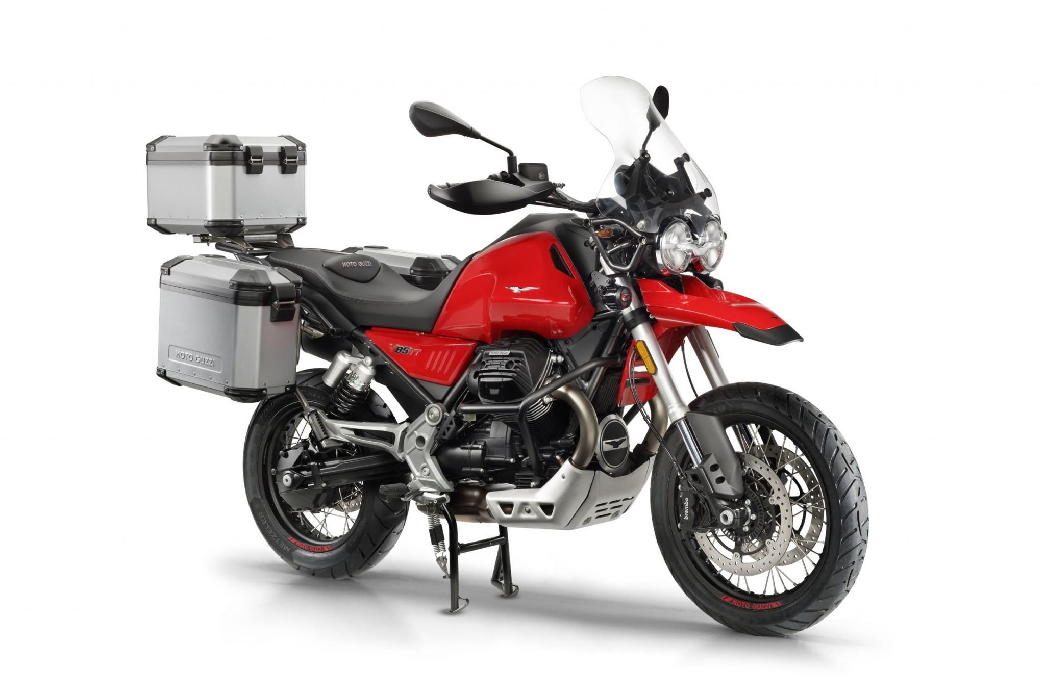 Bauletto originale in alluminio Moto Guzzi V85 TT