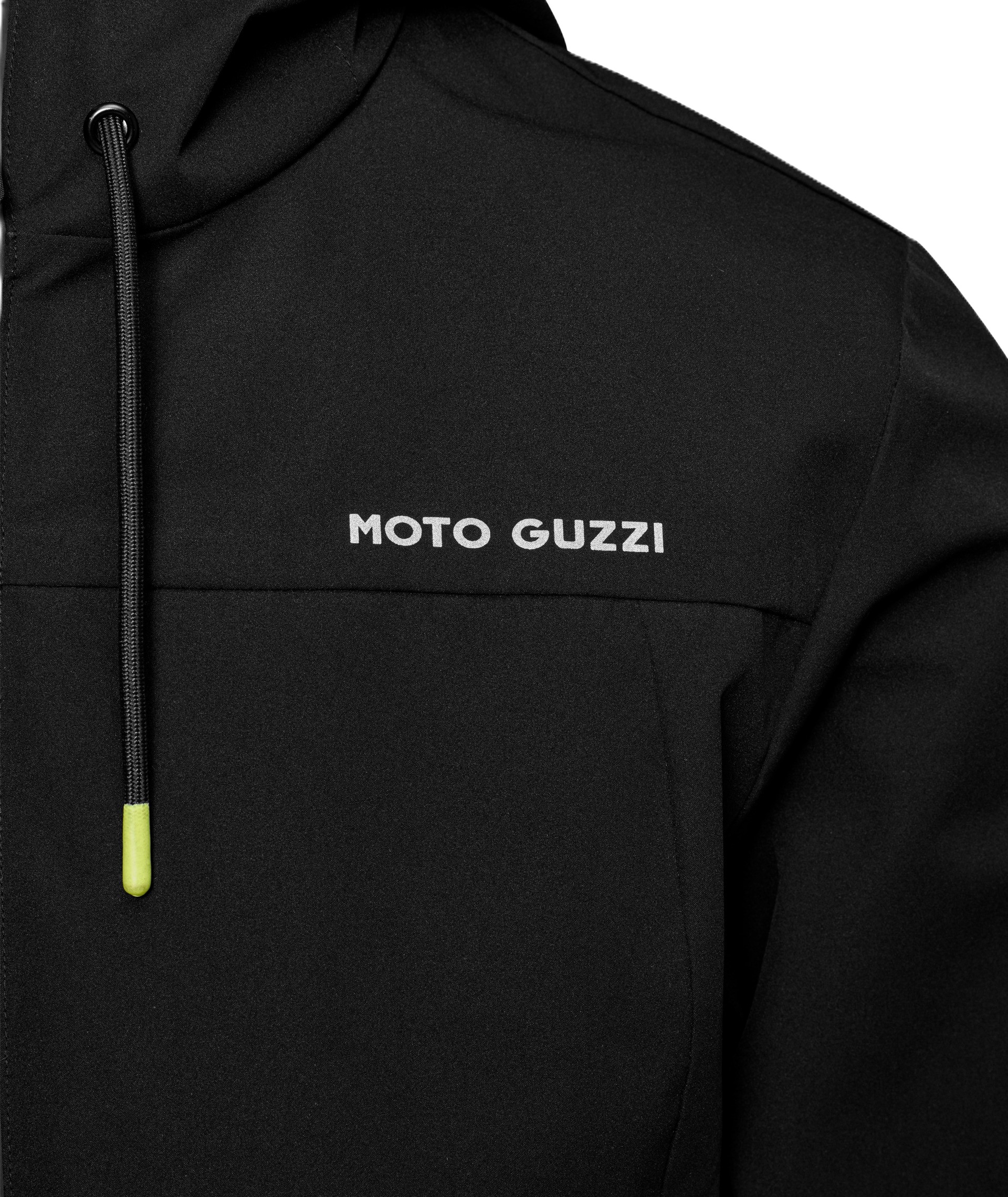 Giacca antipioggia unisex Moto Guzzi nera