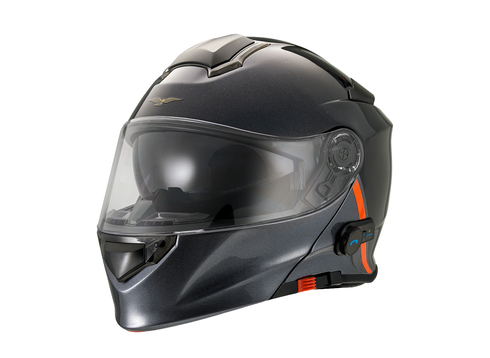 Casco Moto Guzzi "Modular BT" nero con Bluetooth