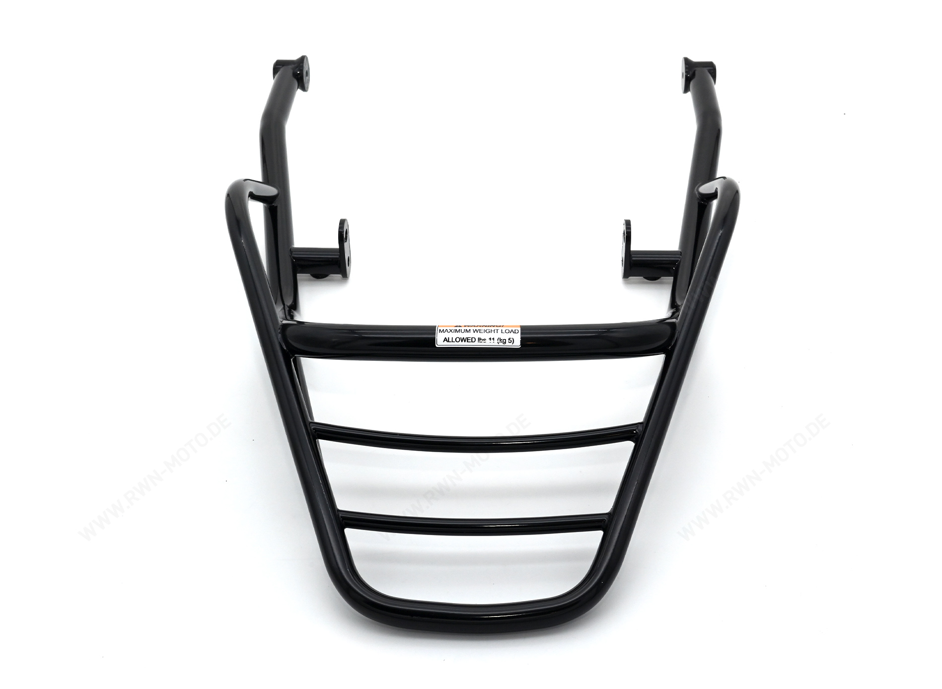 Portapacchi, posteriore, nero, rigido per Moto Guzzi V7 850 2021-