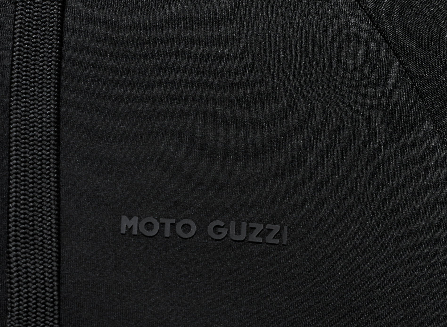 Felpa con cappuccio Moto Guzzi nera