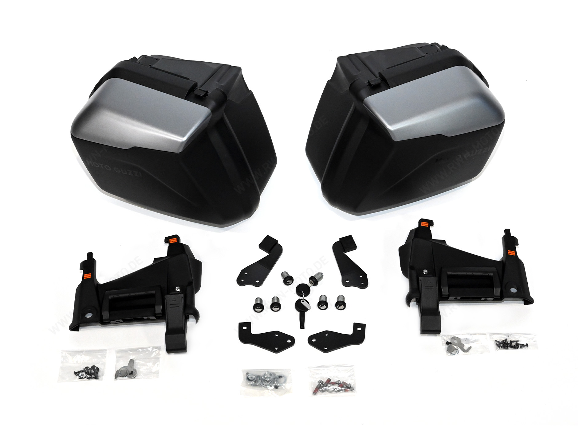 Set di valigie laterali per Moto Guzzi Stelvio (24) / V100 Mandello
