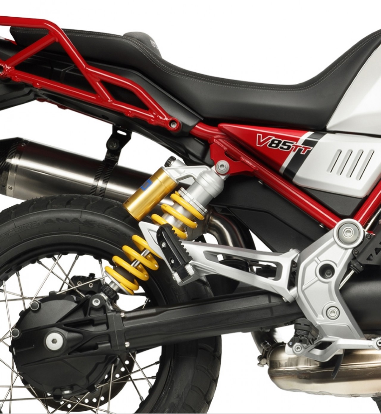 Monoammortizzatore Öhlins originale Moto Guzzi V85 TT