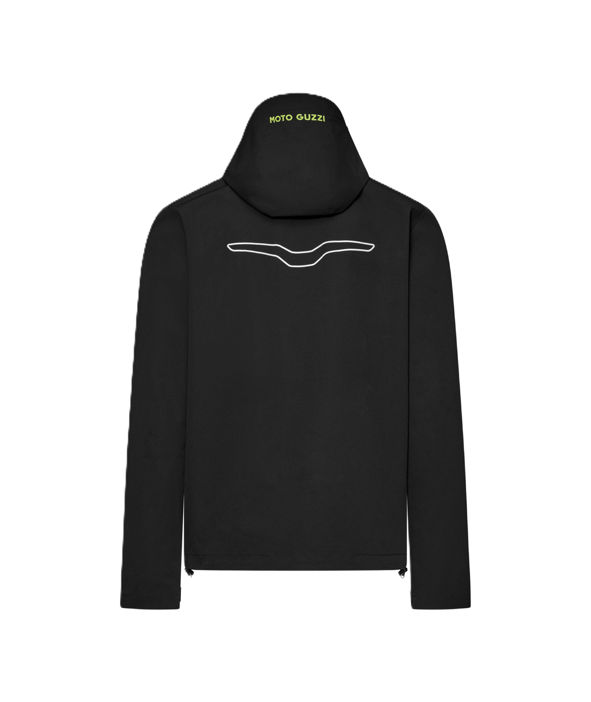 Giacca antipioggia unisex Moto Guzzi nera