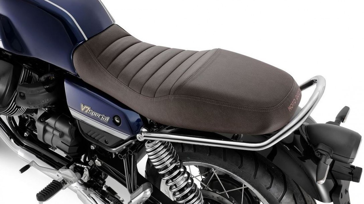 Sedile marrone, Comfort per Moto Guzzi V7 Special 850 2021-