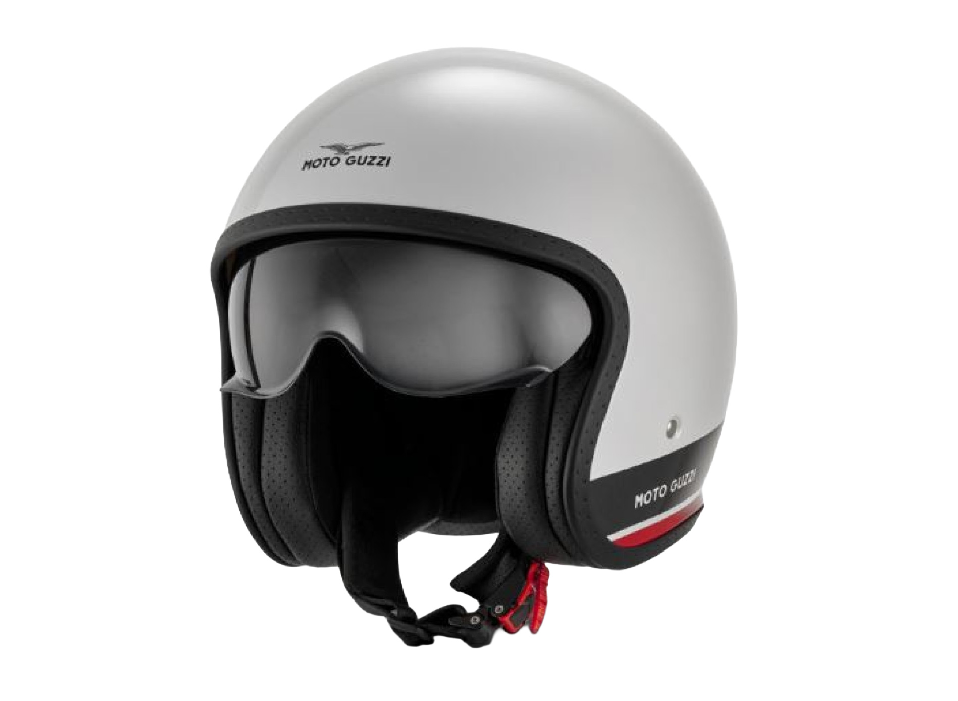 Casco jet Moto Guzzi Contrail bianco