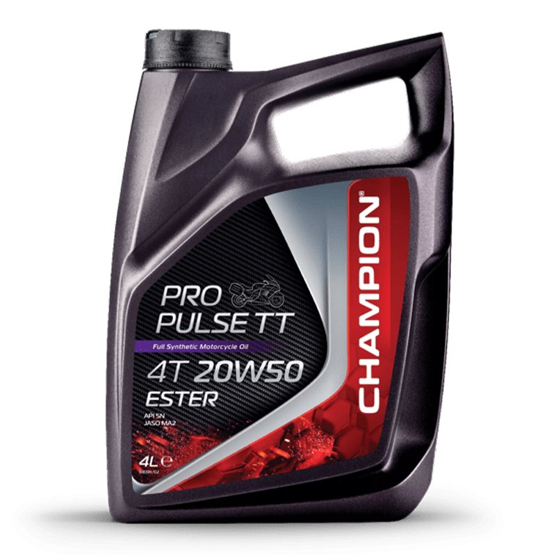 CHAMPION® Olio motore Pro Pulse TT 4T 20W-50 Ester - 4 litri
