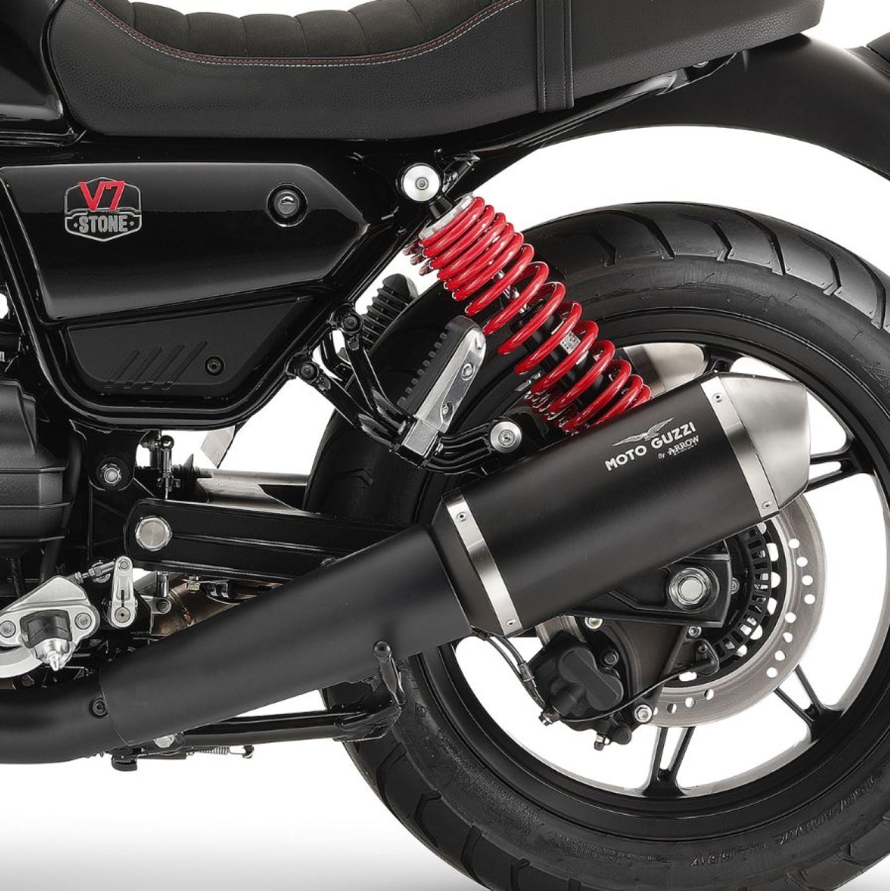 Scarico Slip-On by Arrow per Moto Guzzi V7 850 2021-