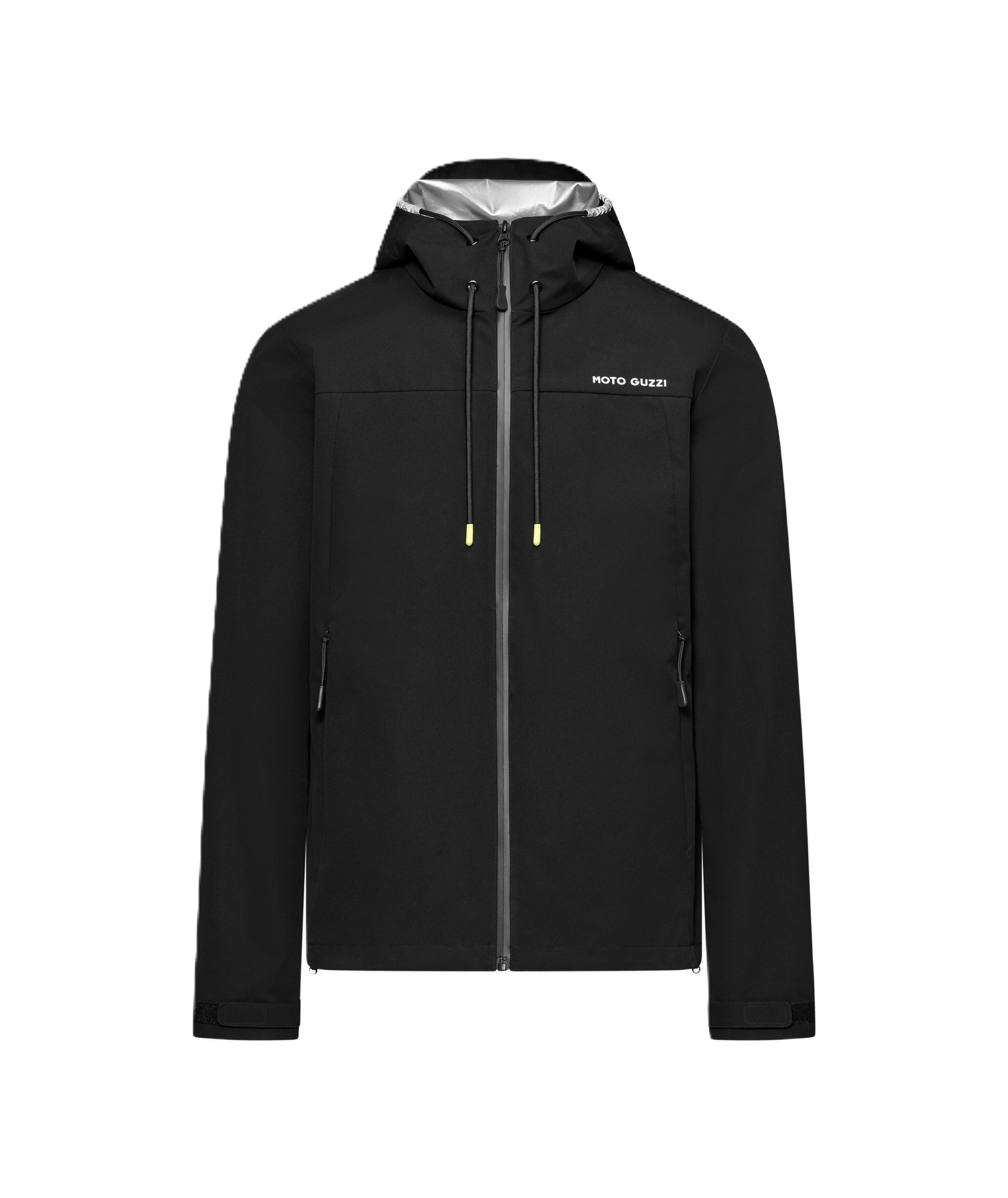 Giacca antipioggia unisex Moto Guzzi nera