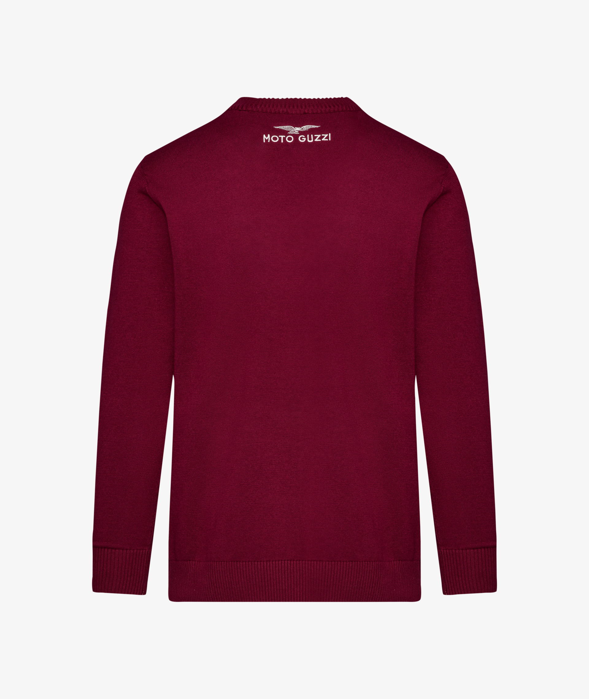 Maglia Moto Guzzi da uomo "Heritage" rosso bordeaux