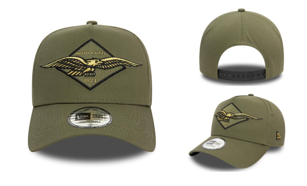 Cappello da baseball Moto Guzzi New Era verde