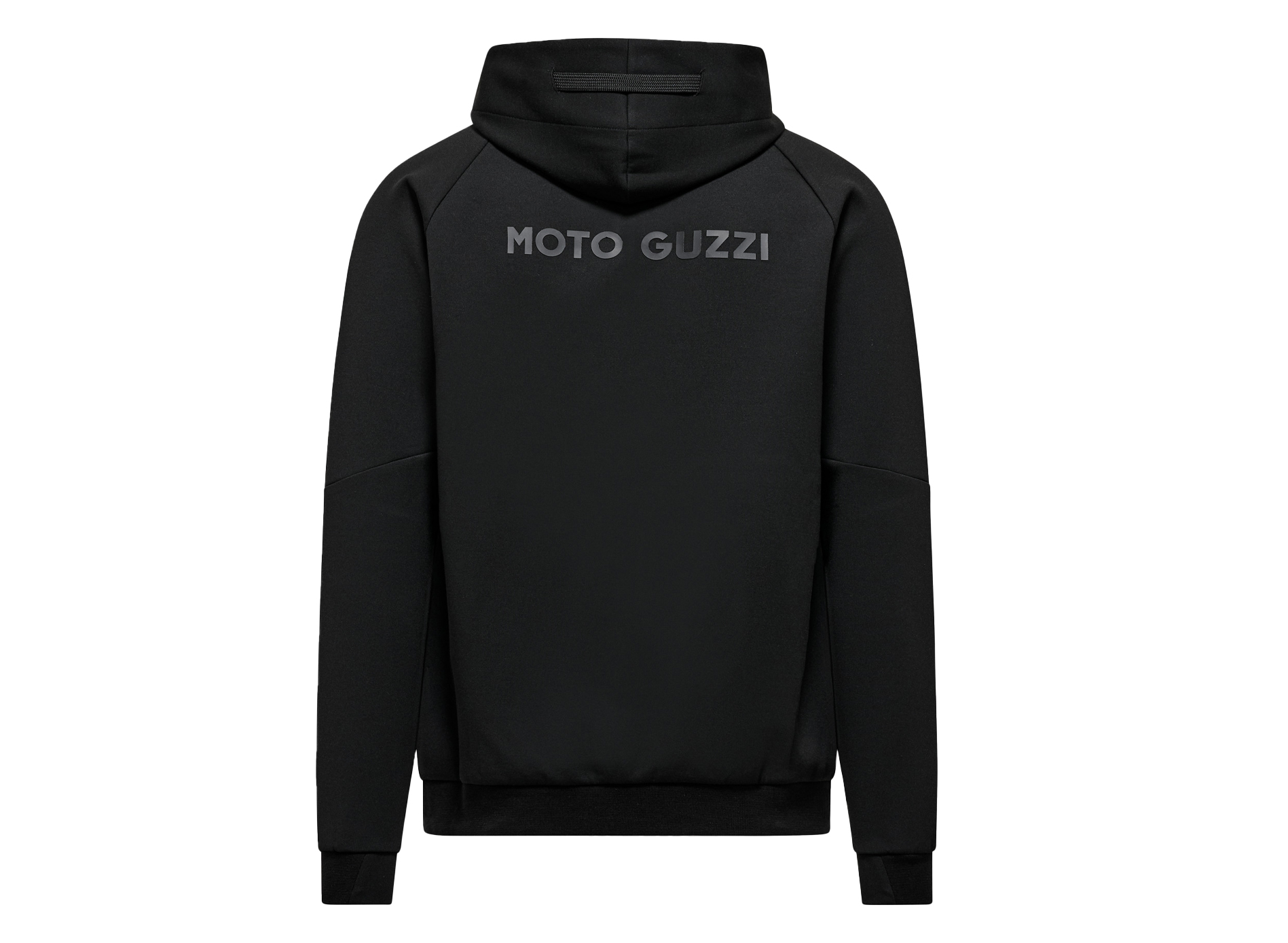 Felpa con cappuccio Moto Guzzi nera