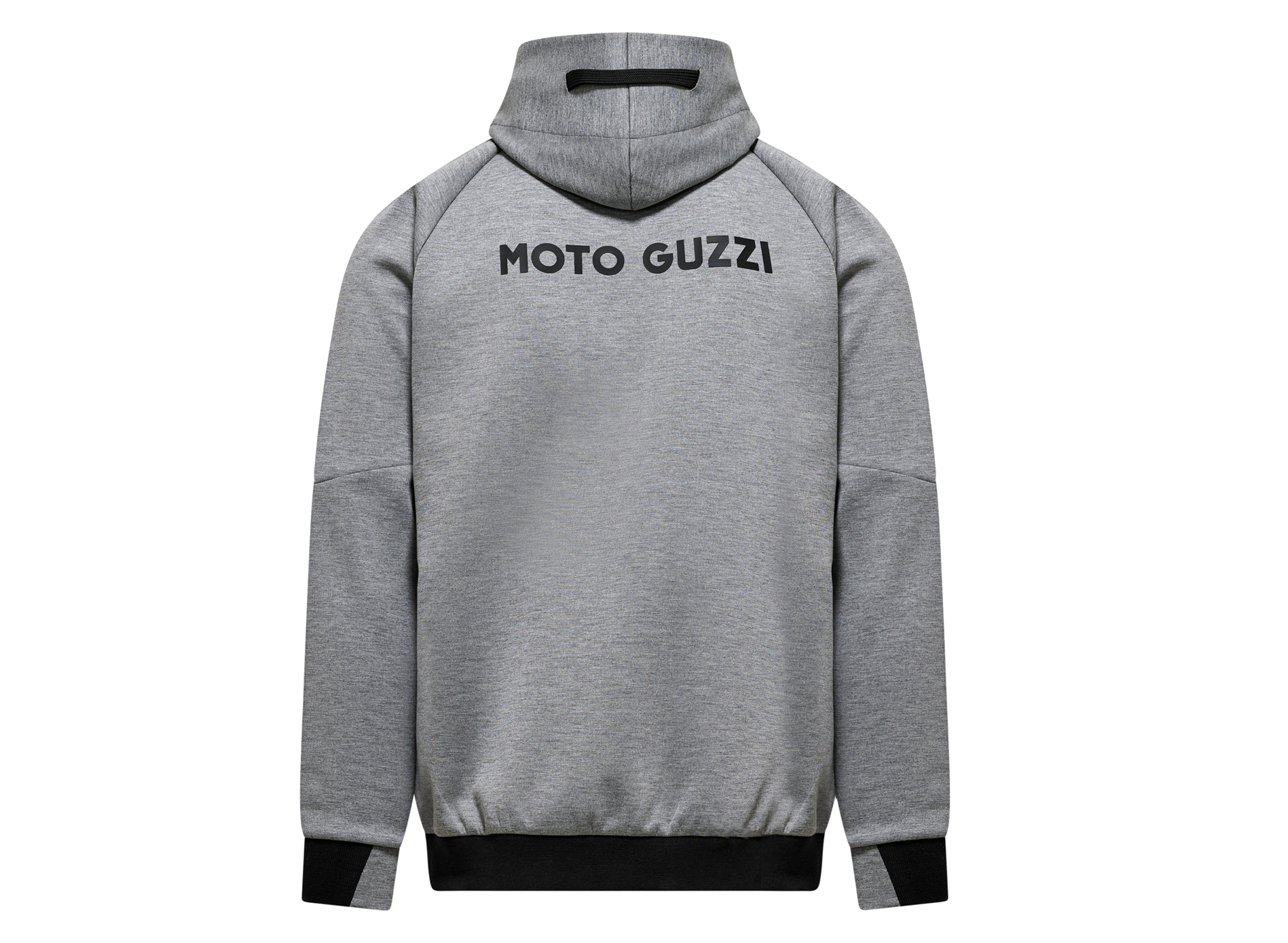 Felpa con cappuccio unisex "Moto Guzzi Essential" grigio
