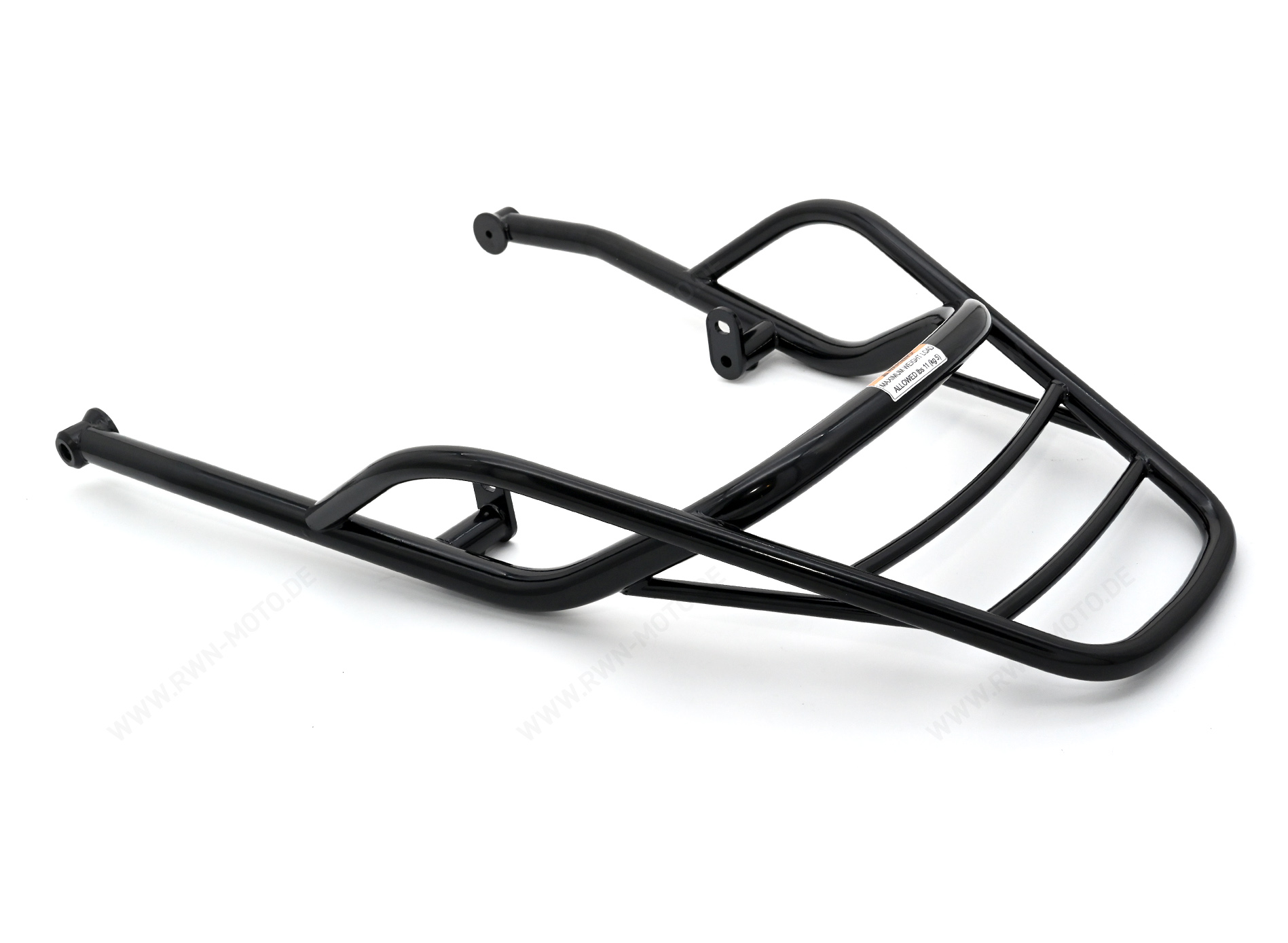 Portapacchi, posteriore, nero, rigido per Moto Guzzi V7 850 2021-
