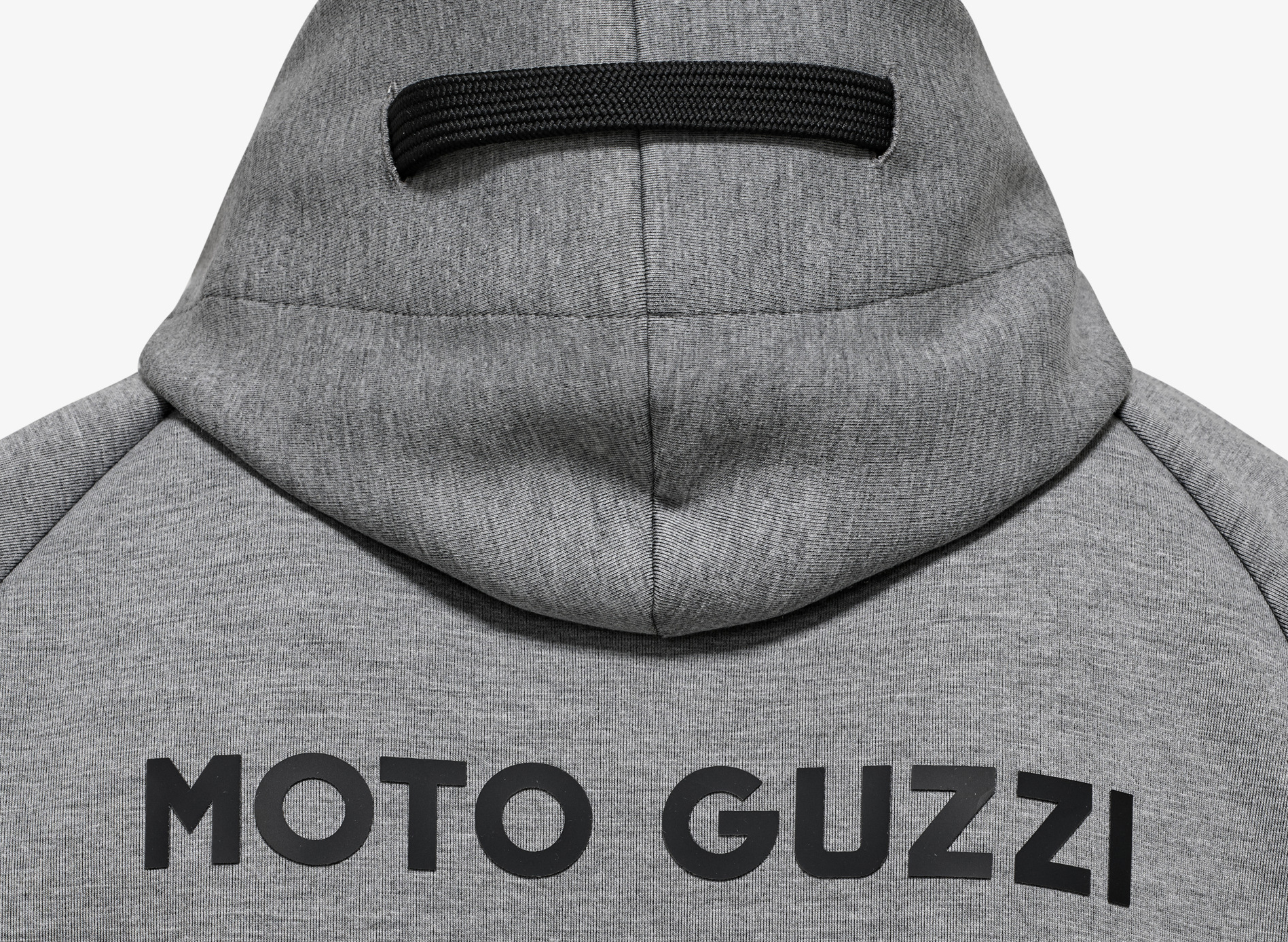 Felpa con cappuccio unisex "Moto Guzzi Essential" grigio