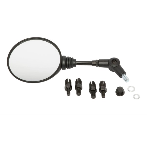 Specchietto retrovisore pieghevole nero Moto Guzzi V85 TT, RX50 Factory, SX50, SX50 Factory