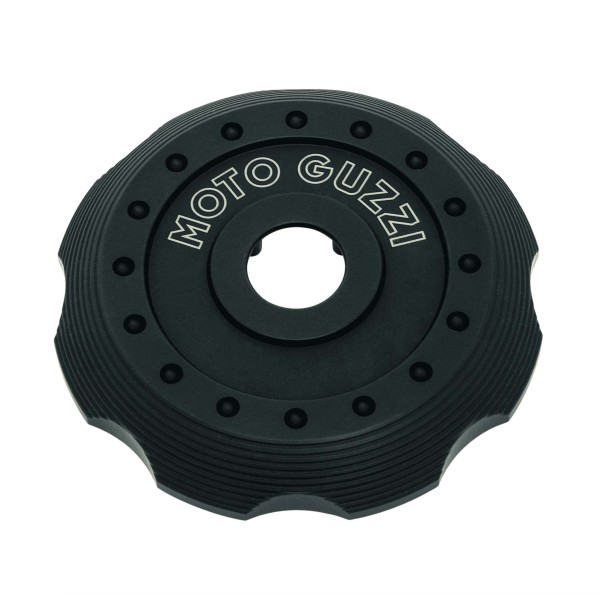 Coperchio per tappo serbatoio, alluminio nero per Moto Guzzi V7 III / V7 850