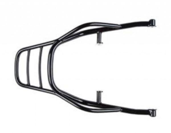 Portapacchi, posteriore, nero, rigido per Moto Guzzi V7 850 2021-