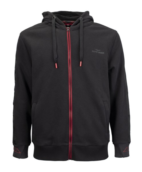 Giubbino Moto Guzzi Felpa V85 TT cotone nero