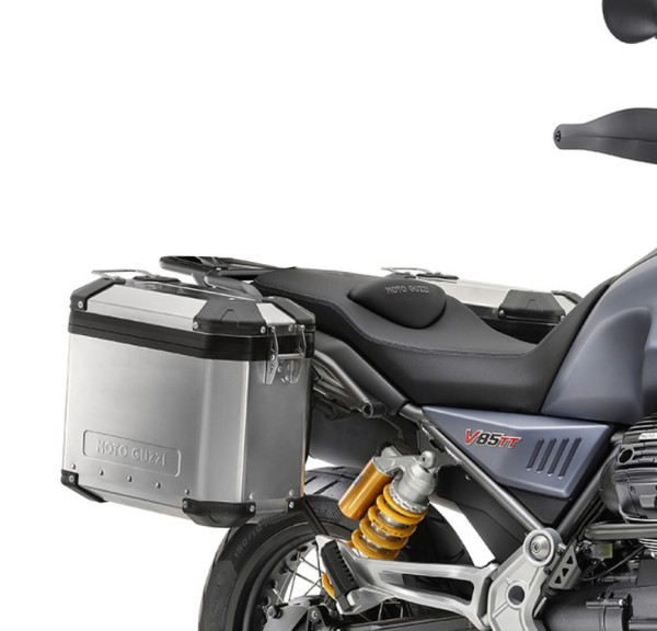 Set valigie in alluminio originali Moto Guzzi V85 TT