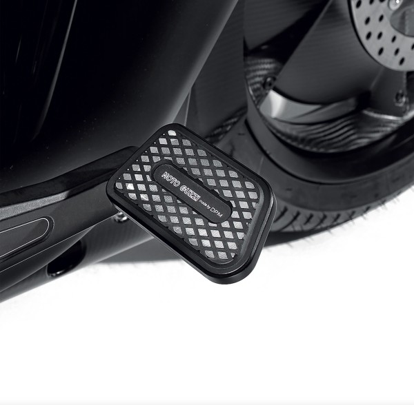 Gomma pedale, nera, alluminio per Moto Guzzi MGX 21